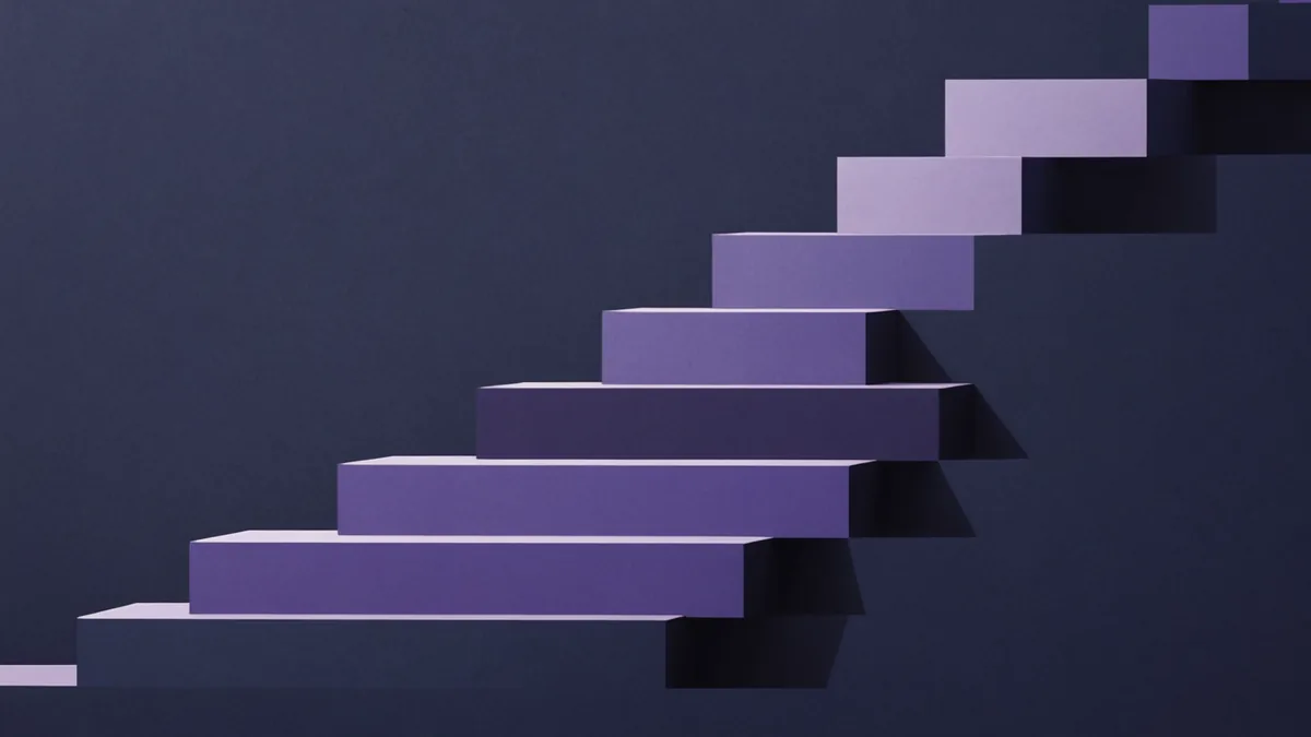 Abstract upward trajectory concept for IPO and exit planning